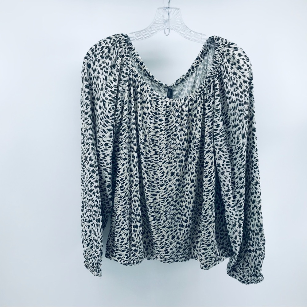 Anthropologie scoop neck top